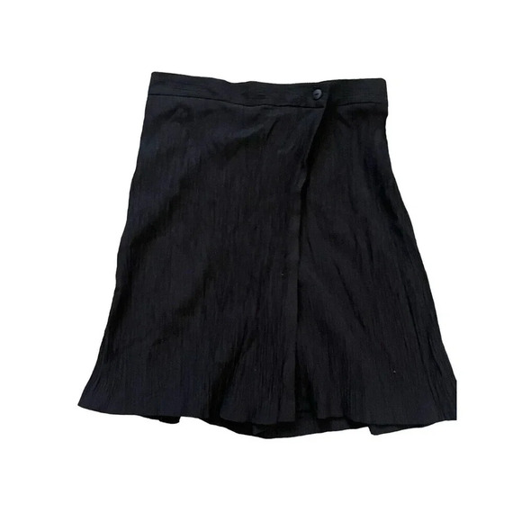 Vintage 90’s Crepe Skort Women’s Size 14 Pleated Y2K Plisse Elastic Waist - Picture 1 of 8